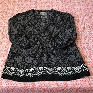 Loft Tunic Blouse Size M